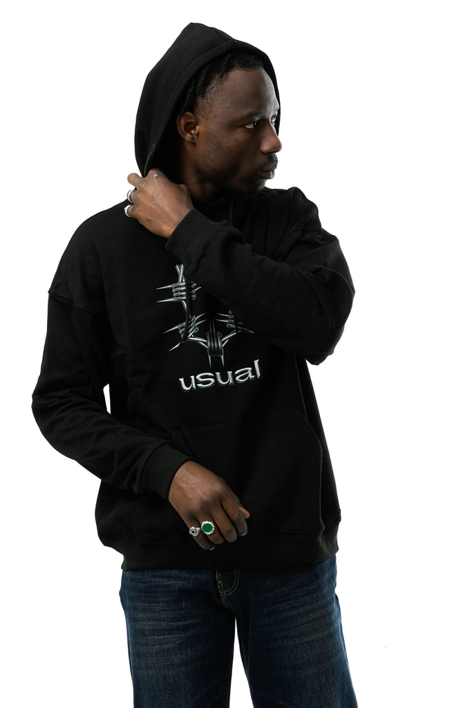 Felpa Uomo Usual S24H METAL BLK S24H METALBLK Usual