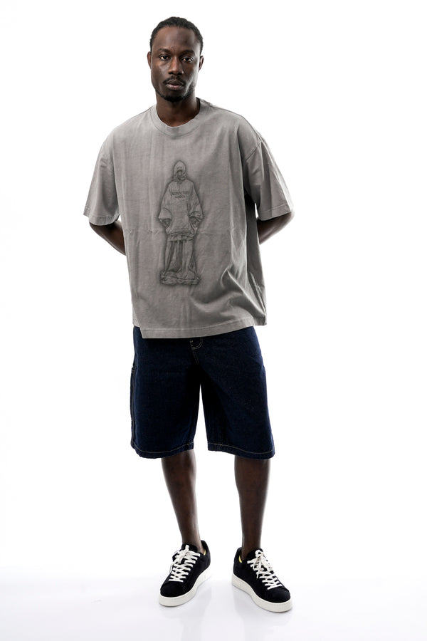 T-shirt Uomo Acupuncture OVER SANT  LIGHT GREY OVER SANT LIGHT GREY Acupuncture 