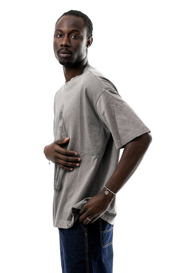 T-shirt Uomo Acupuncture OVER SANT  LIGHT GREY OVER SANT LIGHT GREY Acupuncture 
