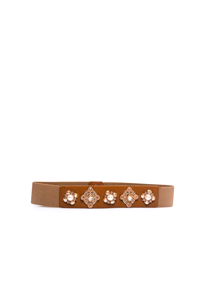 Cintura Donna Anna Rock Milano CINTURA ELASTICO MARRONE CINTURA ELASTICO MARRONE Anna Rock Milano 