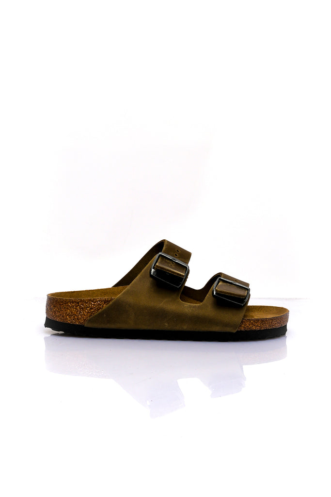 Ciabatta Unisex Birkenstock ARIZONA FADED KHAKI OILED l 1027039 ARIZONA FADED KHAKI OILED l 1027039 Birkenstock 