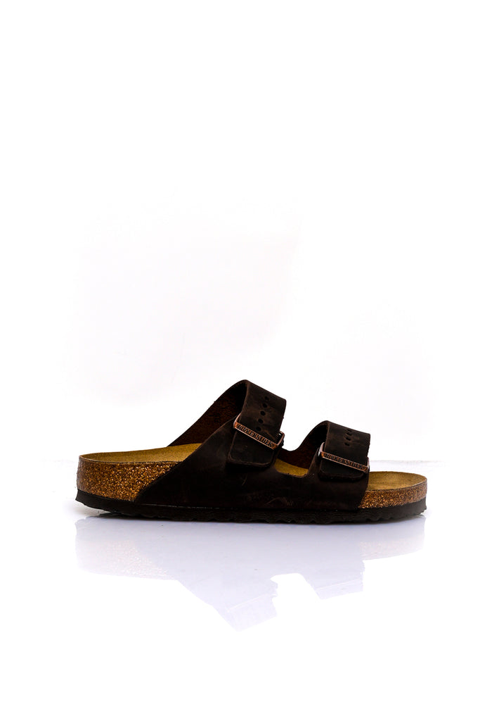 Ciabatta Unisex Birkenstock ARIZONA HABANA OILED LEATHER 052533 ARIZONA HABANA OILED LEATHER 052533 Birkenstock 