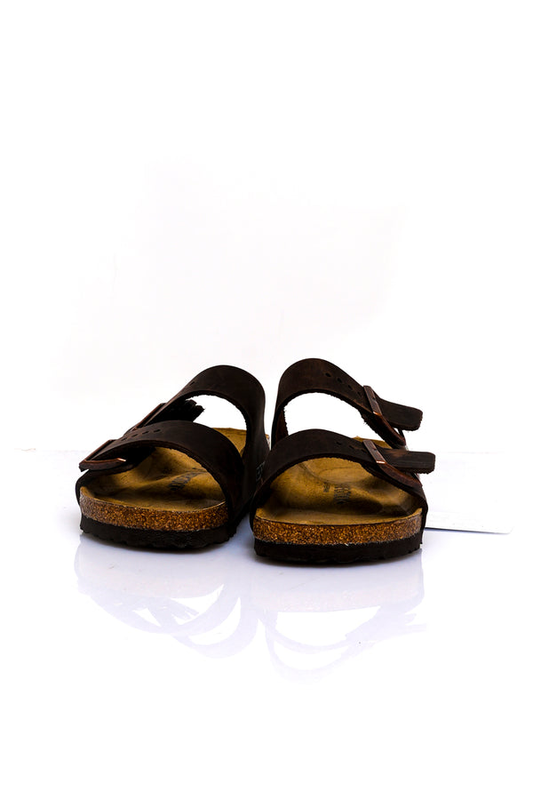 Ciabatta Unisex Birkenstock ARIZONA HABANA OILED LEATHER 052533 ARIZONA HABANA OILED LEATHER 052533 Birkenstock 