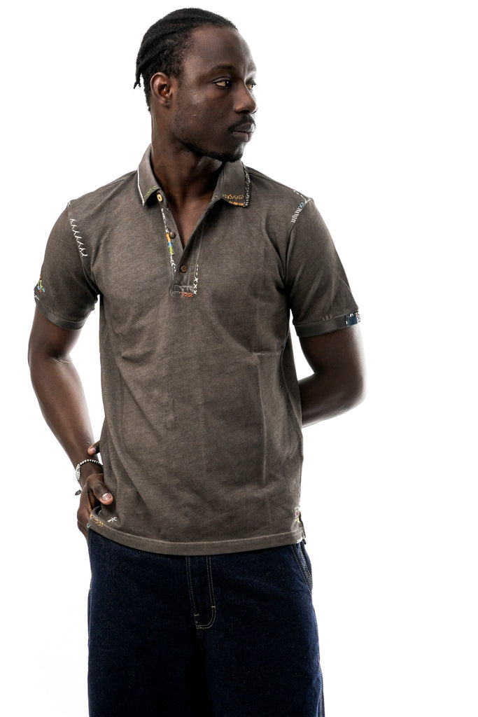 Polo Uomo Bob RICKY R00485 MORO RICKY R00485 MORO Bob 