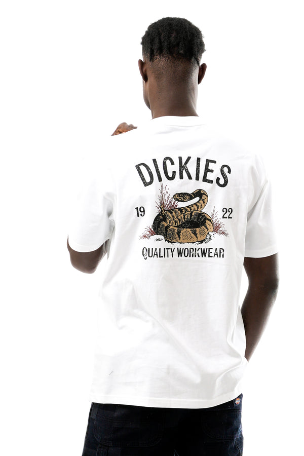 T-shirt Uomo Dickies DICKIES SNAKE SS TEE WHITE DICKIES SNAKE SS TEE WHITE Dickies 