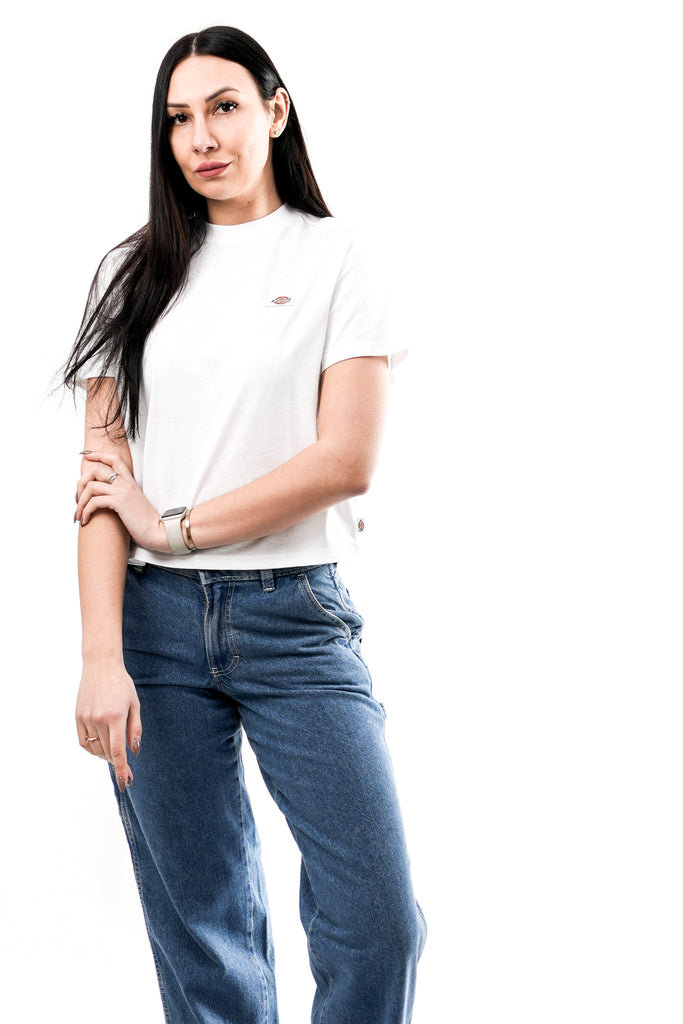 T-shirt Donna Dickies OAKPORT BOXY SS TEE WHITE OAKPORT BOXY SS TEE WHITE Dickies 