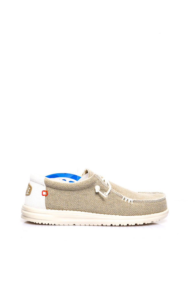 Scarpe Uomo Dude WALLY BRAIDED OFF WHITE WALLY BRAIDED OFF WHITE Dude 