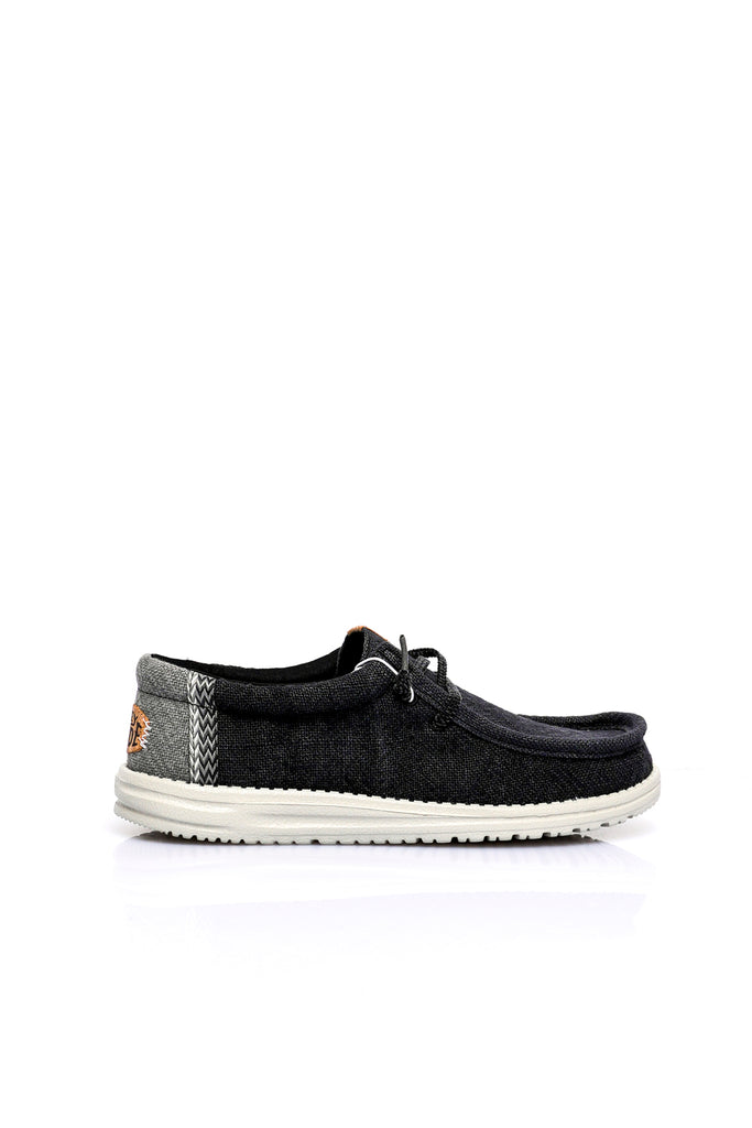 Scarpe Uomo Dude WALLY JUTE BLACK/GRANITE GREY WALLY JUTE BLACK/GRANITE GREY Dude 
