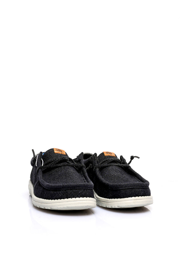 Scarpe Uomo Dude WALLY JUTE BLACK/GRANITE GREY WALLY JUTE BLACK/GRANITE GREY Dude 