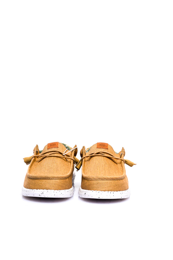 Scarpe Uomo Dude WALLY WASHED CANVAS WALNUT WALLY WASHED CANVAS WALNUT Dude 