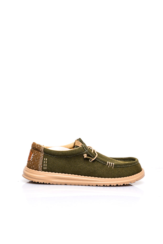 Scarpe Uomo Dude WALLY WORKWEAR DUSTY GREEN/IRISH CREAM WALLY WORKWEAR DUSTY GREEN/IRISH CREAM Dude 