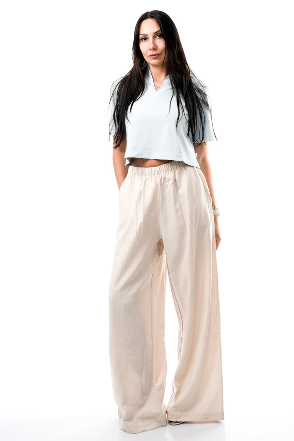 Pantalone Donna Hinnominate 1852 ECRU 1852 ECRU Hinnominate 