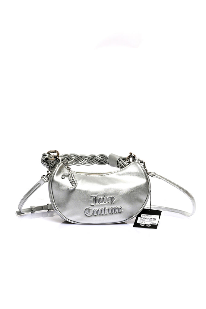 Borsa Donna Juicy Couture BLOSSOM TWIST SMALL HOBO PU SILVER BLOSSOM TWIST SMALL HOBO PU SILVER Juicy Couture 