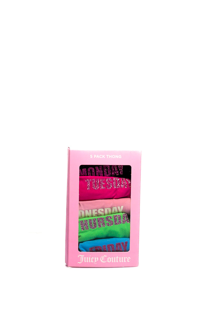 Intimo Donna Juicy Couture IMPACT MON-FRI 5 PACK THO VEJI10642WJNBJD IMPACT MON-FRI 5 PACK THO VEJI10642WJNBJD Juicy Couture 