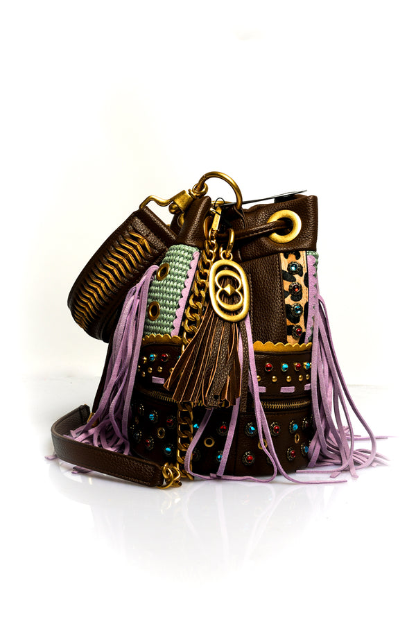 Borsa Donna La Carrie FICUS BUCKET SYNT 151C-EM-910-SRS/MUBR FICUS BUCKET SYNT 151C-EM-910-SRS/MUBR La Carrie 