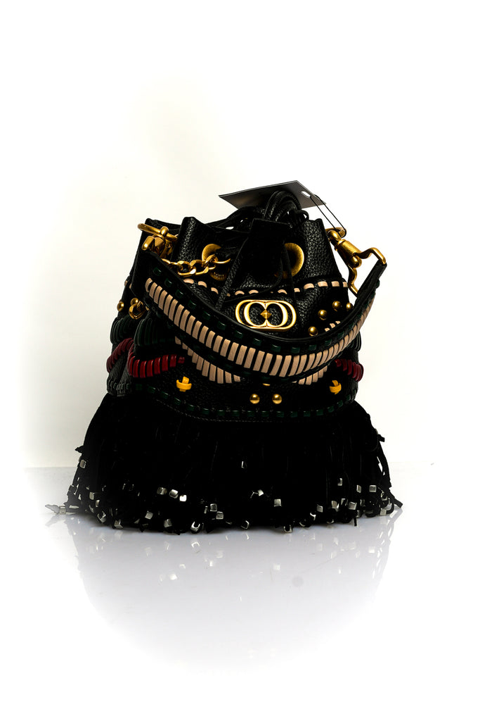 Borsa Donna La Carrie JUNGLE FRINGE BUCKET 151C-EM-905-TBS/BLK JUNGLE FRINGE BUCKET 151C-EM-905-TBS/BLK La Carrie 