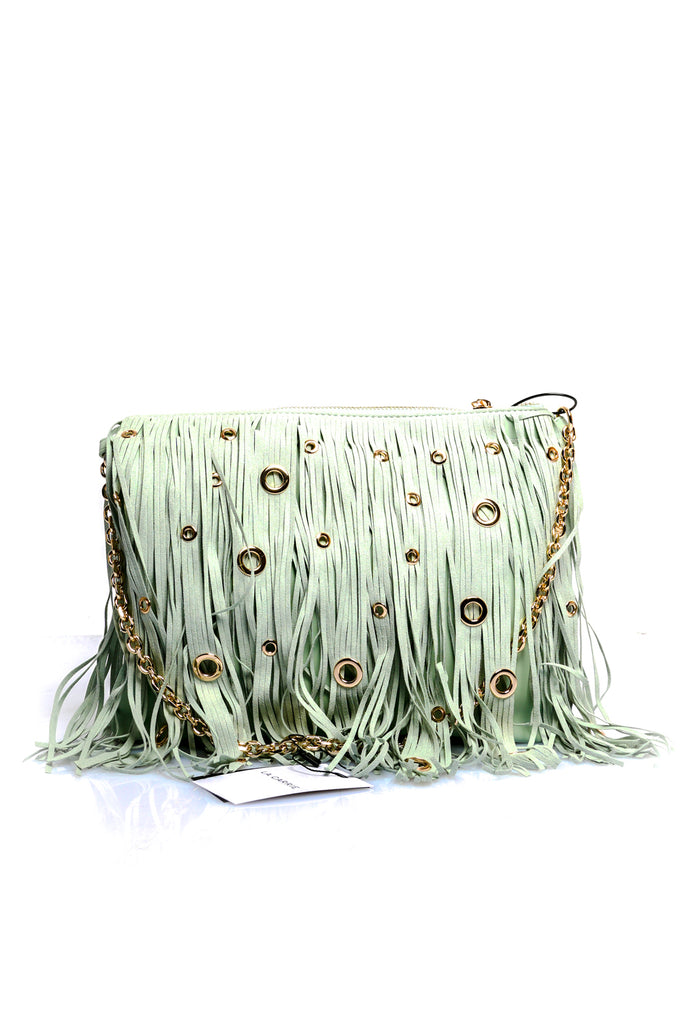 Borsa Donna La Carrie NIGHT EDITION FRINGES MINT NIGHT EDITION FRINGES MINT La Carrie 