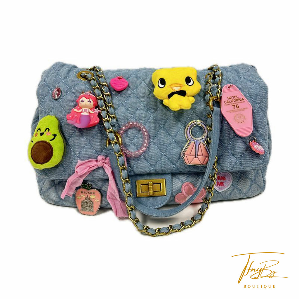 Borsa Donna Mia Bag TRACOLLA DENIM TOYS JEANS 24142 AZZURRO  TRACOLLA DENIM TOYS JEANS24142 AZZURRO Mia Bag