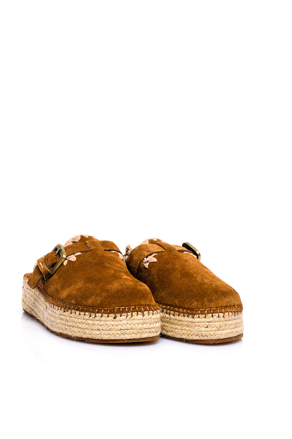 Ciabatta Donna Mou JUTE CLOG PLAIN SUEDE COG JUTE CLOG PLAIN SUEDE COG Mou 