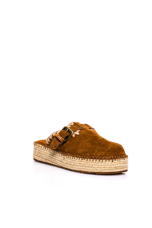 Ciabatta Donna Mou JUTE CLOG PLAIN SUEDE COG JUTE CLOG PLAIN SUEDE COG Mou 