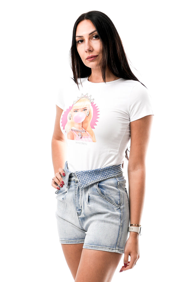 T-shirt Donna No Secrets NS308 COCCO NS308 COCCO No Secrets 