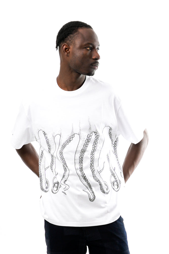 T-shirt Uomo Octopus OTS03 BLACK WHITE OTS03 BLACK WHITE Octopus 