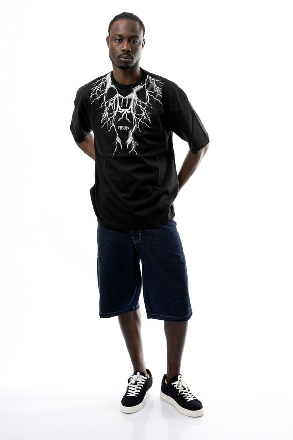 T-shirt Uomo Phobia PH00682GR BLACK PH00682GR BLACK Phobia 