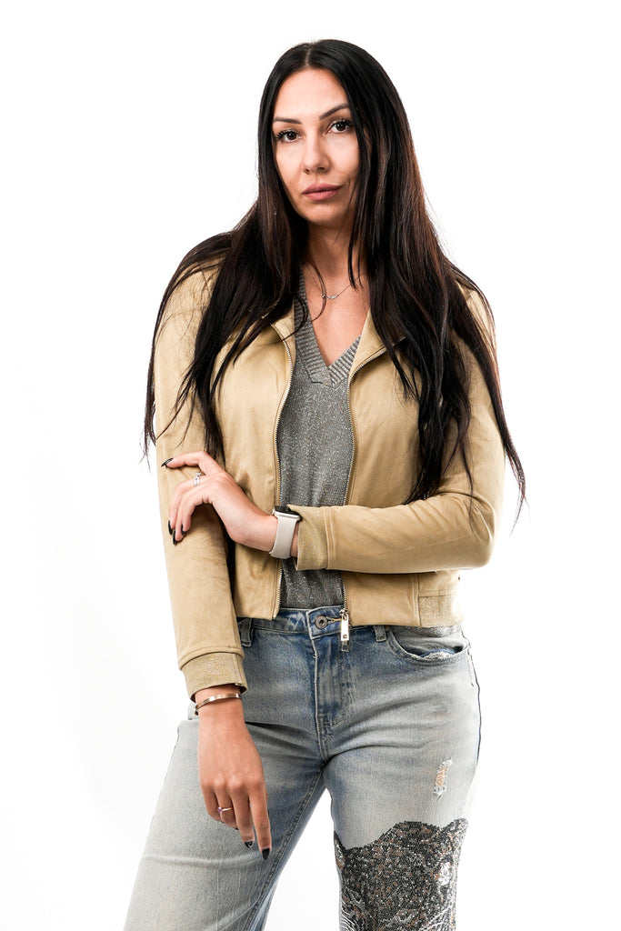 Giubbino Donna Rino & pelle MOSHA.7002521 PALE CAMEL MOSHA.7002521 PALE CAMEL Rino & pelle 