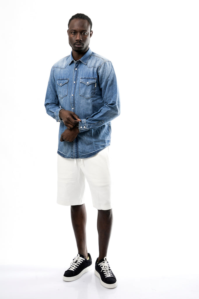 Camicia Uomo Roy Roger  SHIRT MARTIN D664 C0999 KOH SAMUI SHIRT MARTIN D664 C0999 KOH SAMUI Roy Roger 