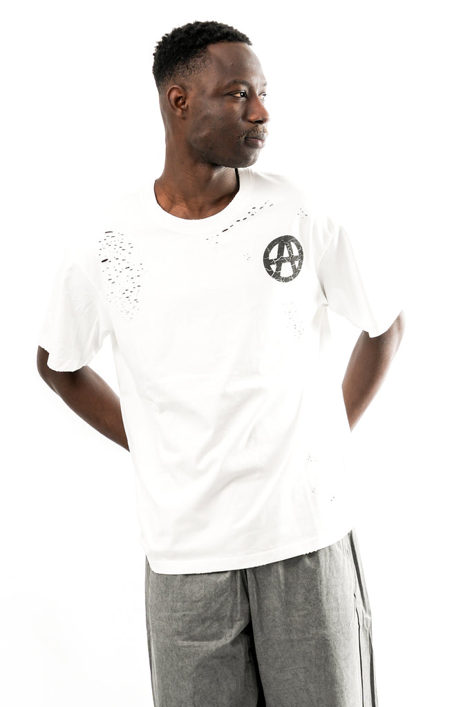 T-shirt Uomo Acupuncture ANARCHY EGG WHITE ANARCHY EGG WHITE Acupuncture 