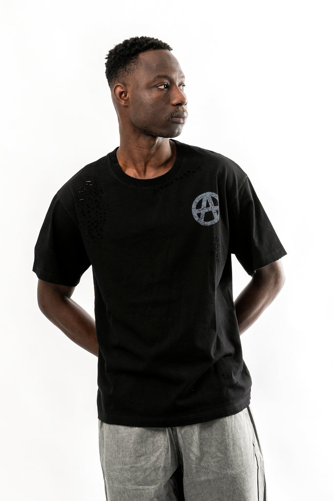 T-shirt Uomo Acupuncture ANARCHY WASHED BLACK ANARCHY WASHED BLACK Acupuncture 