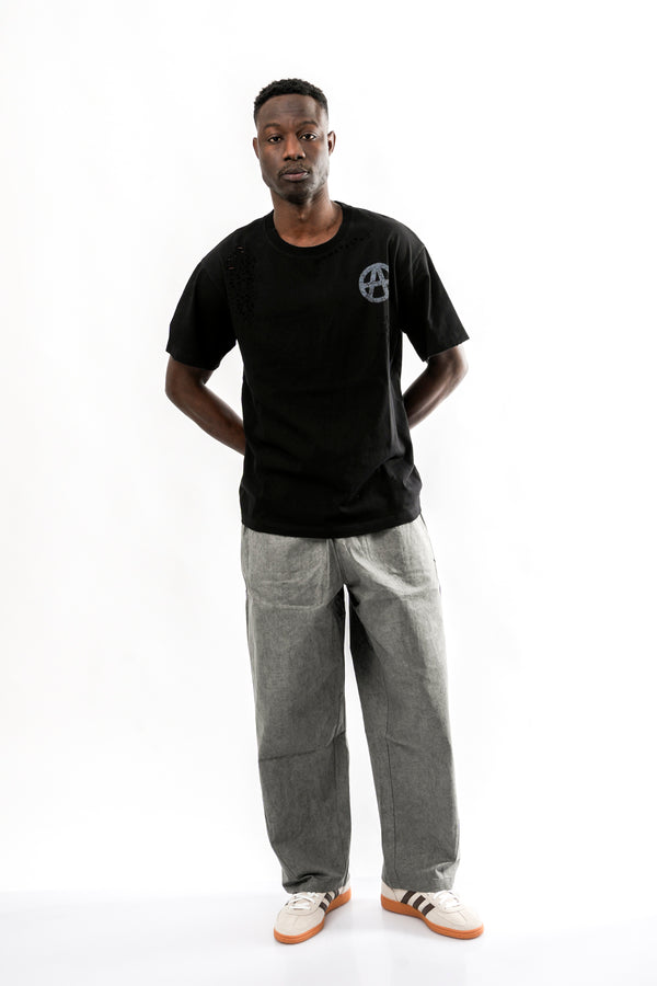 T-shirt Uomo Acupuncture ANARCHY WASHED BLACK ANARCHY WASHED BLACK Acupuncture 