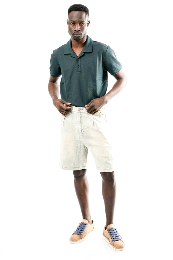 Bermuda Uomo Acupuncture PATCH WORK SHORT BLUE PATCH WORK SHORT BLUE Acupuncture 