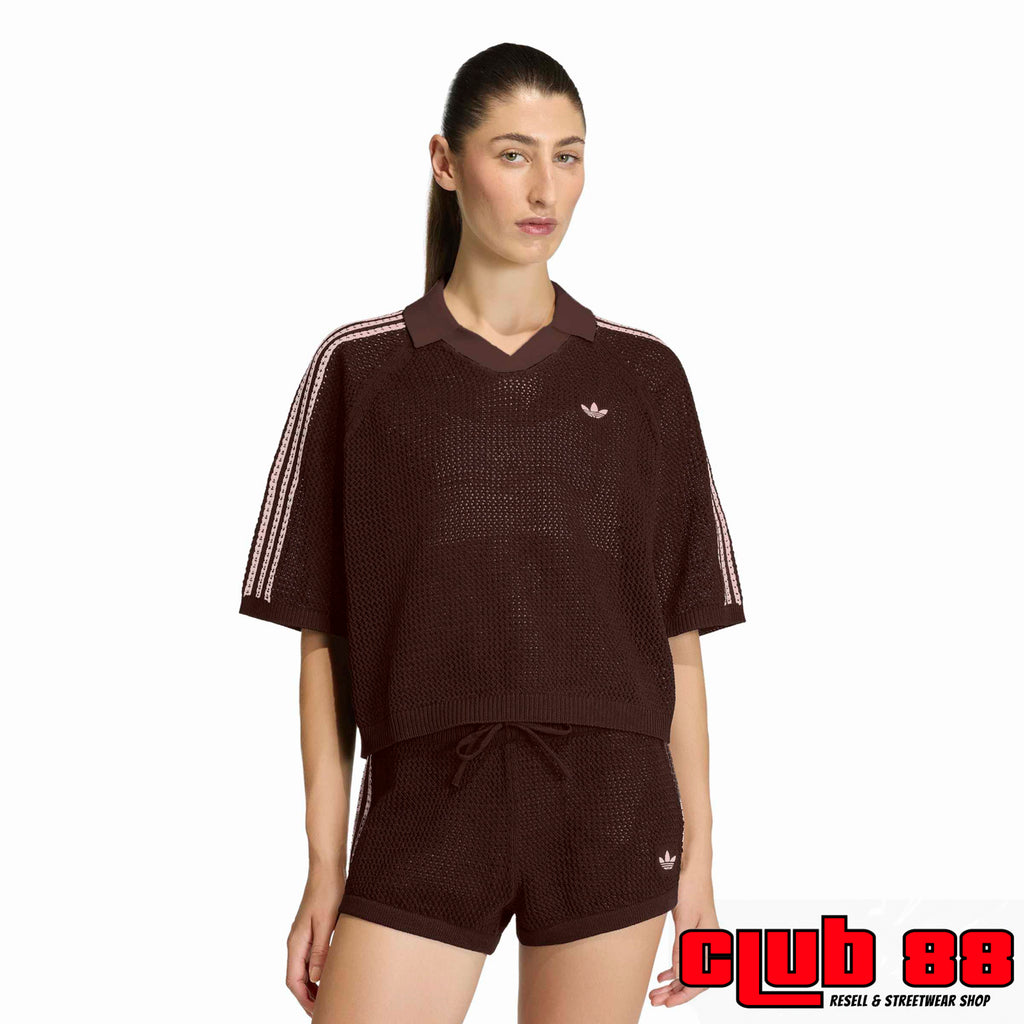 Polo Donna Adidas KNITTED CROCHET POLO KE0198 KNITTED CROCHET POLO KE0198 Adidas 