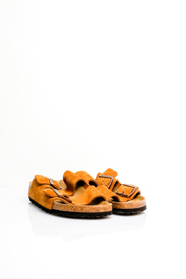 Ciabatta Unisex Birkenstock ARIZONA MINK SUEDE LEATHER 1027162 ARIZONA MINK SUEDE LEATHER 1027162 Birkenstock 
