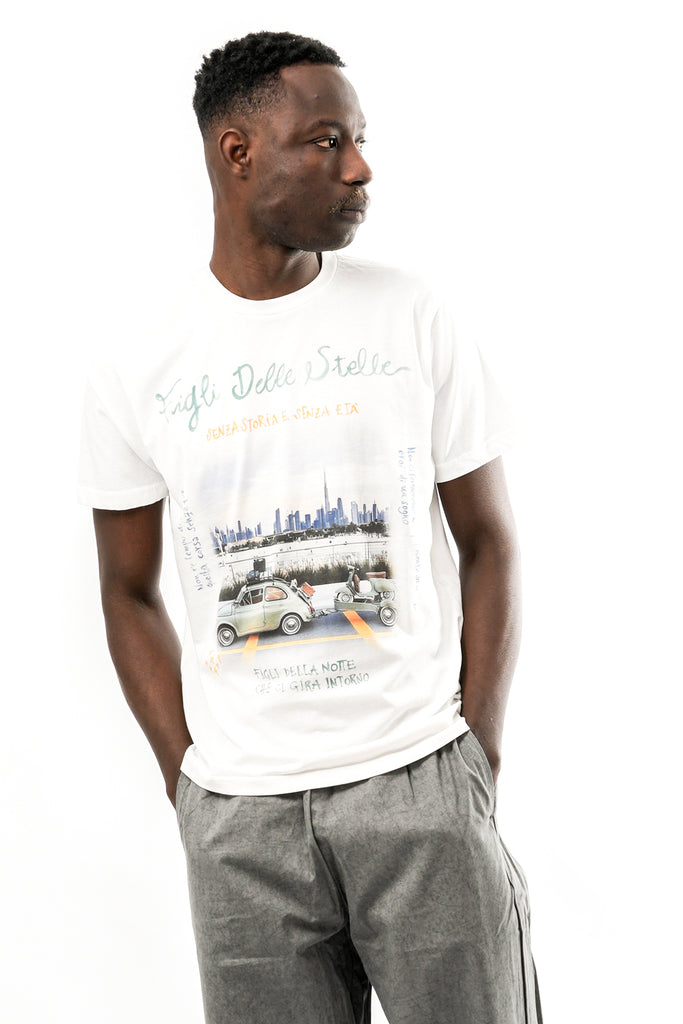 T-shirt Uomo Bob PHOTOS PRINT 80 WHITE PHOTOS PRINT 80 WHITE Bob 