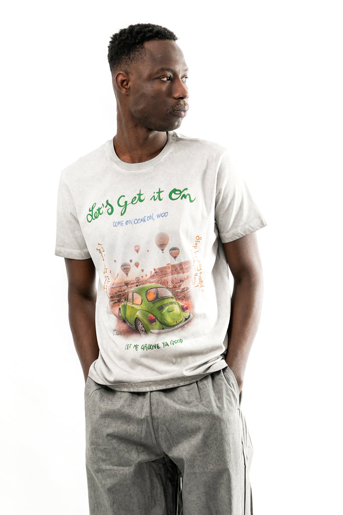 T-shirt Uomo Bob PHOTOS PRINT 82 ARGENTO PHOTOS PRINT 82 ARGENTO Bob 