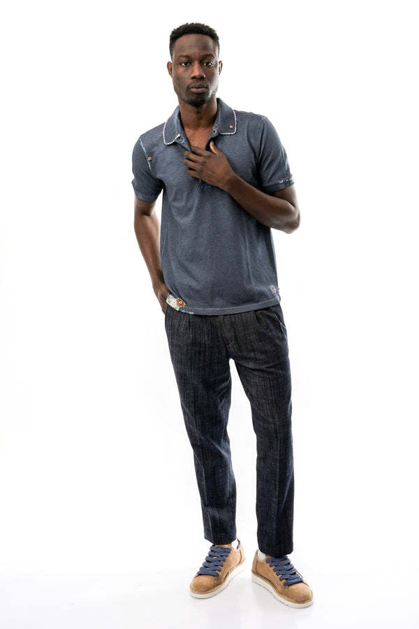 Polo Uomo Bob RICKY R00582 BLU RICKY R00582 BLU Bob 