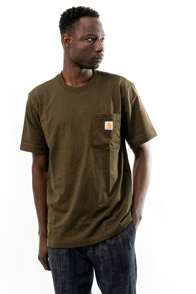 T-shirt Uomo Carhartt 103296 BURNISHED HEATHER 103296 BURNISHED HEATHER Carhartt 