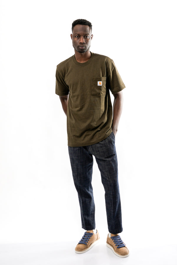T-shirt Uomo Carhartt 103296 BURNISHED HEATHER 103296 BURNISHED HEATHER Carhartt 