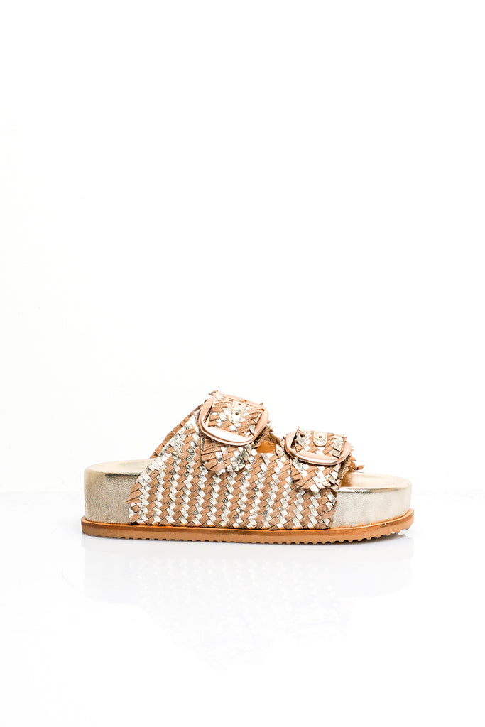 Ciabatta Donna Jiudit 1034 INTRECCIATO PLATINO SAND 1034 INTRECCIATO PLATINO SAND Jiudit 