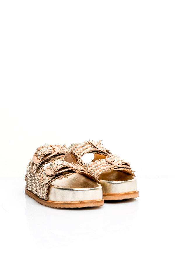 Ciabatta Donna Jiudit 1034 INTRECCIATO PLATINO SAND 1034 INTRECCIATO PLATINO SAND Jiudit 