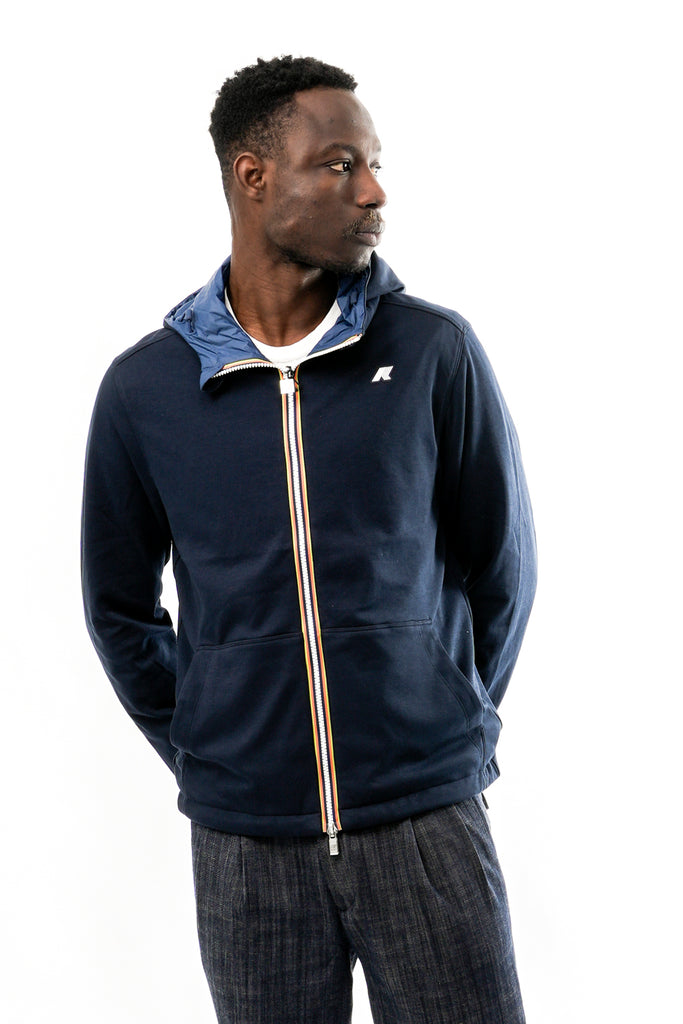 Giubbino Uomo K-way  JAKE DOUBLE INTERLOCK C04 JAKE DOUBLE INTERLOCK C04 K-way 