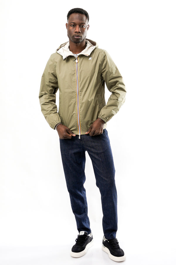 Giubbino Uomo K-way  JAKE PLUS.2 DOUBLE K2124EW AZU JAKE PLUS.2 DOUBLE K2124EW AZU K-way 