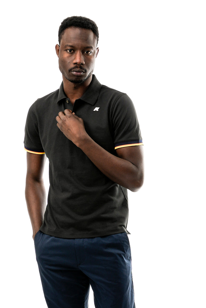 Polo Uomo K-way  VINCENT PIQUE K1125BW USY VINCENT PIQUE K1125BW USY K-way 