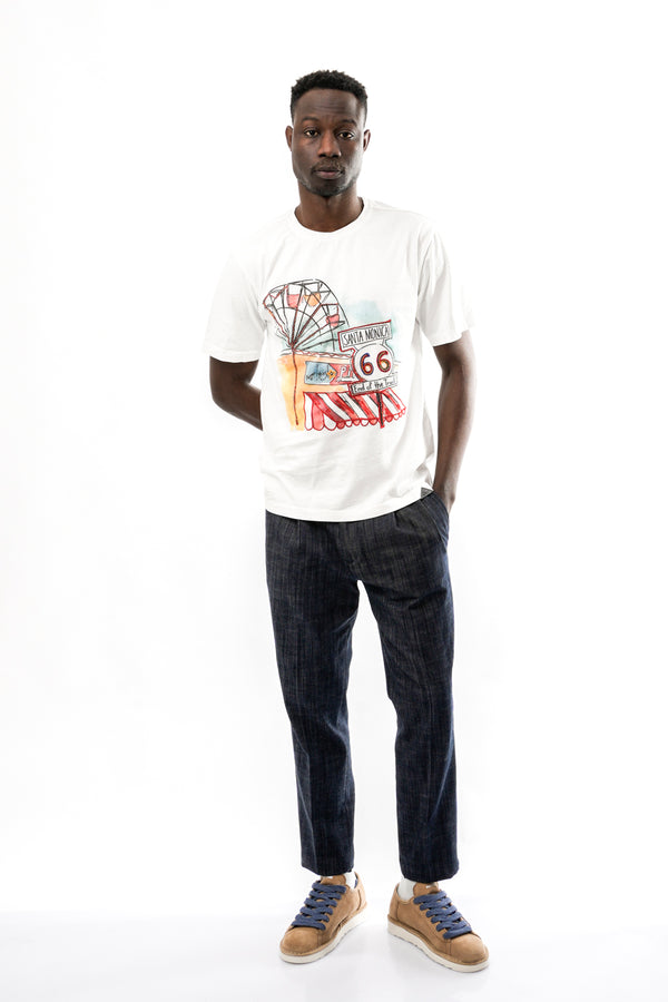 T-shirt Uomo Koon PTS293UP38 BIANCA PTS293UP38 BIANCA Koon 