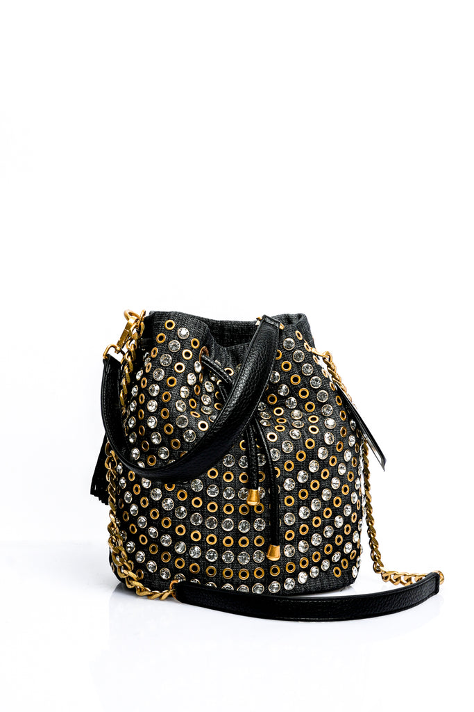 Borsa Donna La Carrie ANDROMEDA BUCKET CANVAS BLACK ANDROMEDA BUCKET CANVAS BLACK La Carrie 