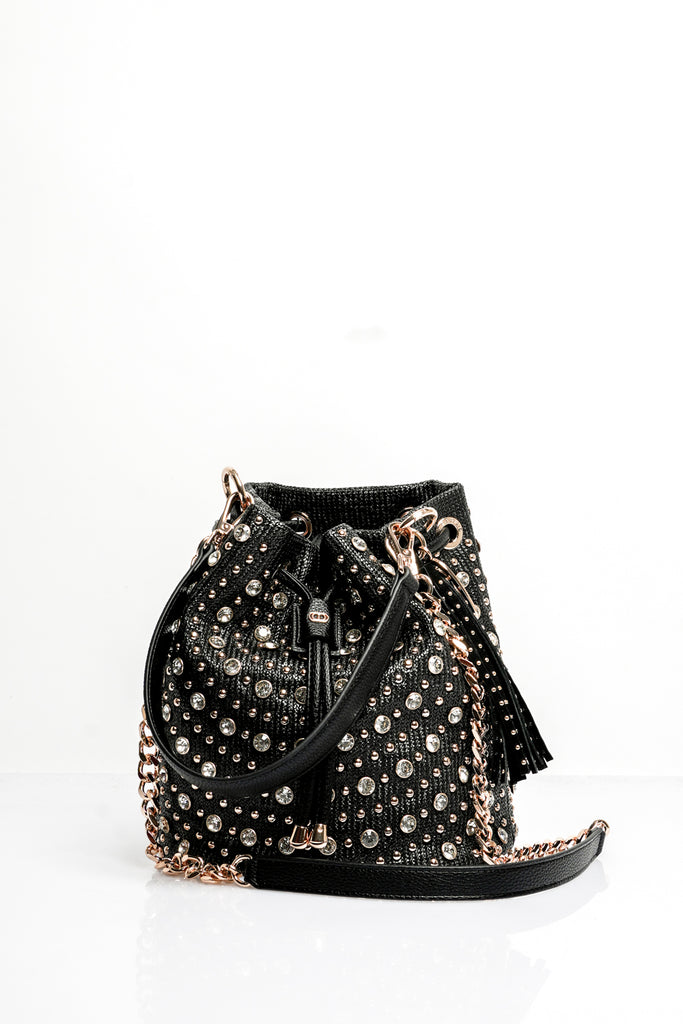 Borsa Donna La Carrie ANDROMEDA BUCKET RAPHIA +SYNT BLACK ANDROMEDA BUCKET RAPHIA +SYNT BLACK La Carrie 