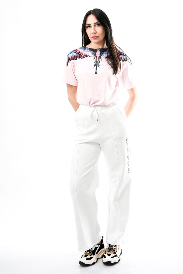 T-shirt Donna Marcelo Burlon County of Milan 26ECM30102 ROSA_MULTICOLOR CELESTE/ROSA 26ECM30102 ROSA_MULTICOLOR CELESTE/ROSA Marcelo Burlon County of Milan 