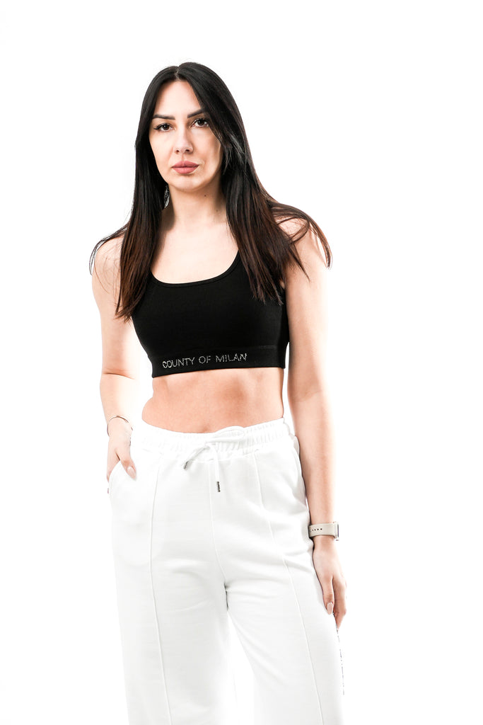 Top Donna Marcelo Burlon County of Milan 26ECM30148 NERO 26ECM30148 NERO Marcelo Burlon County of Milan 